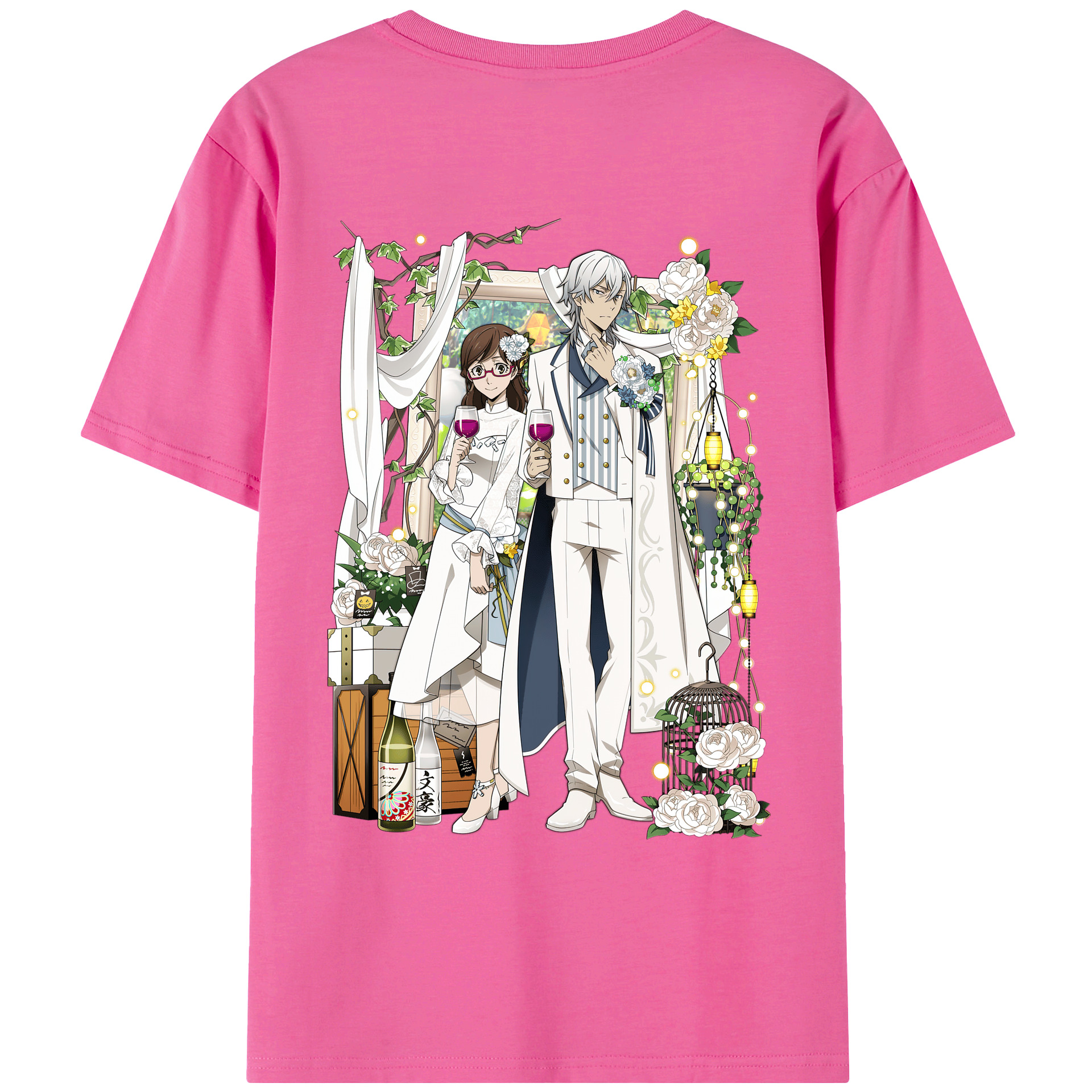 （画像用） 文豪ストレイドッグス Bungo Stray Dogs レディース半袖Tシャツ(バックプリント)